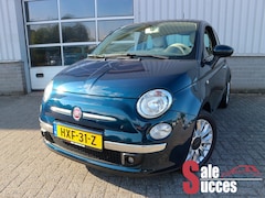 Fiat 500 - 1.2 Lounge Petrol blauw
