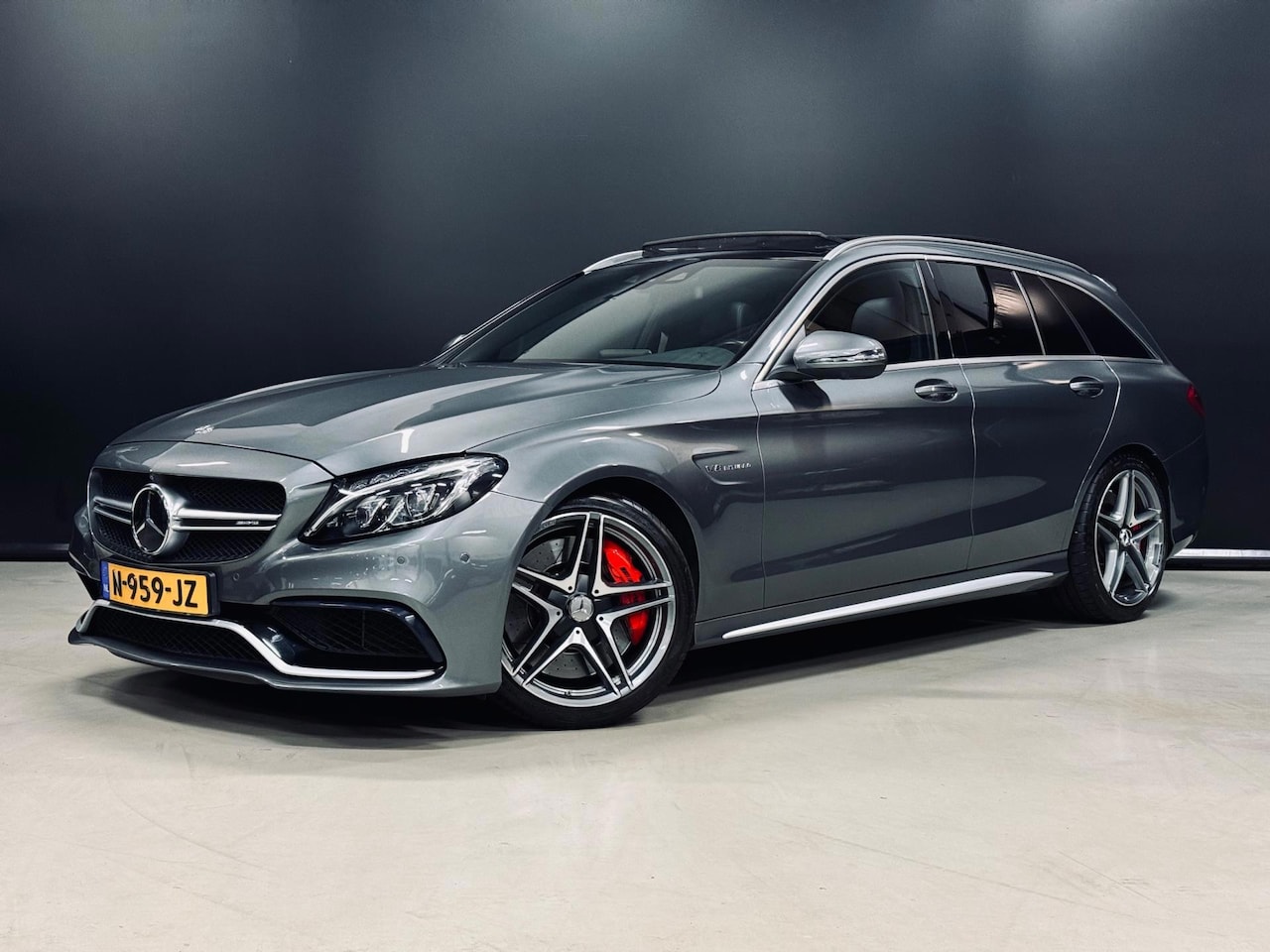 Mercedes-Benz C-klasse Estate - AMG 63 S 510PK, Pano, 360 Camera, Command Navi, Ambiënte Light, Cruise, PDC, Dealer Onderh - AutoWereld.nl