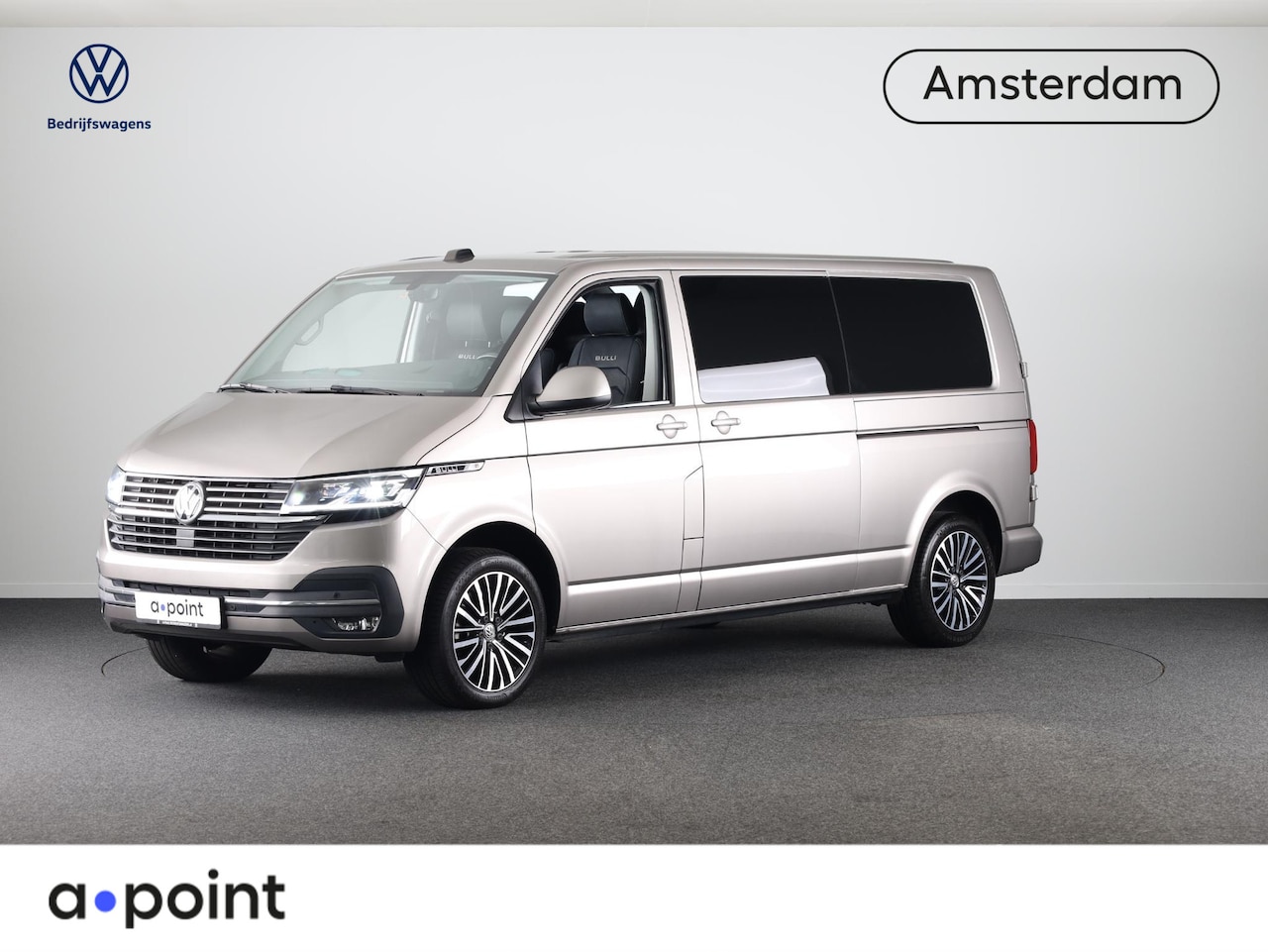 Volkswagen Transporter - 2.0 TDI L2H1 28 204pk DSG|BULLI|  Navi| Leer| trekhaak| 18'LM-velgen| Camera - AutoWereld.nl