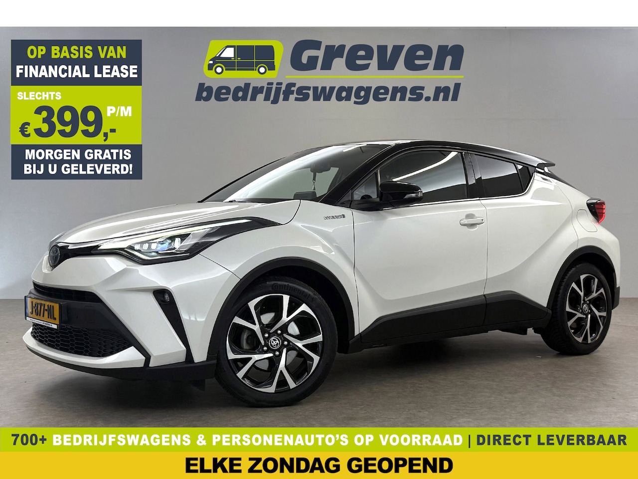 Toyota C-HR - Hybrid 2.0 Hybrid Business Plus 217PK JBL Audio Camera Carplay Clima Cruise LED Trekhaak N - AutoWereld.nl