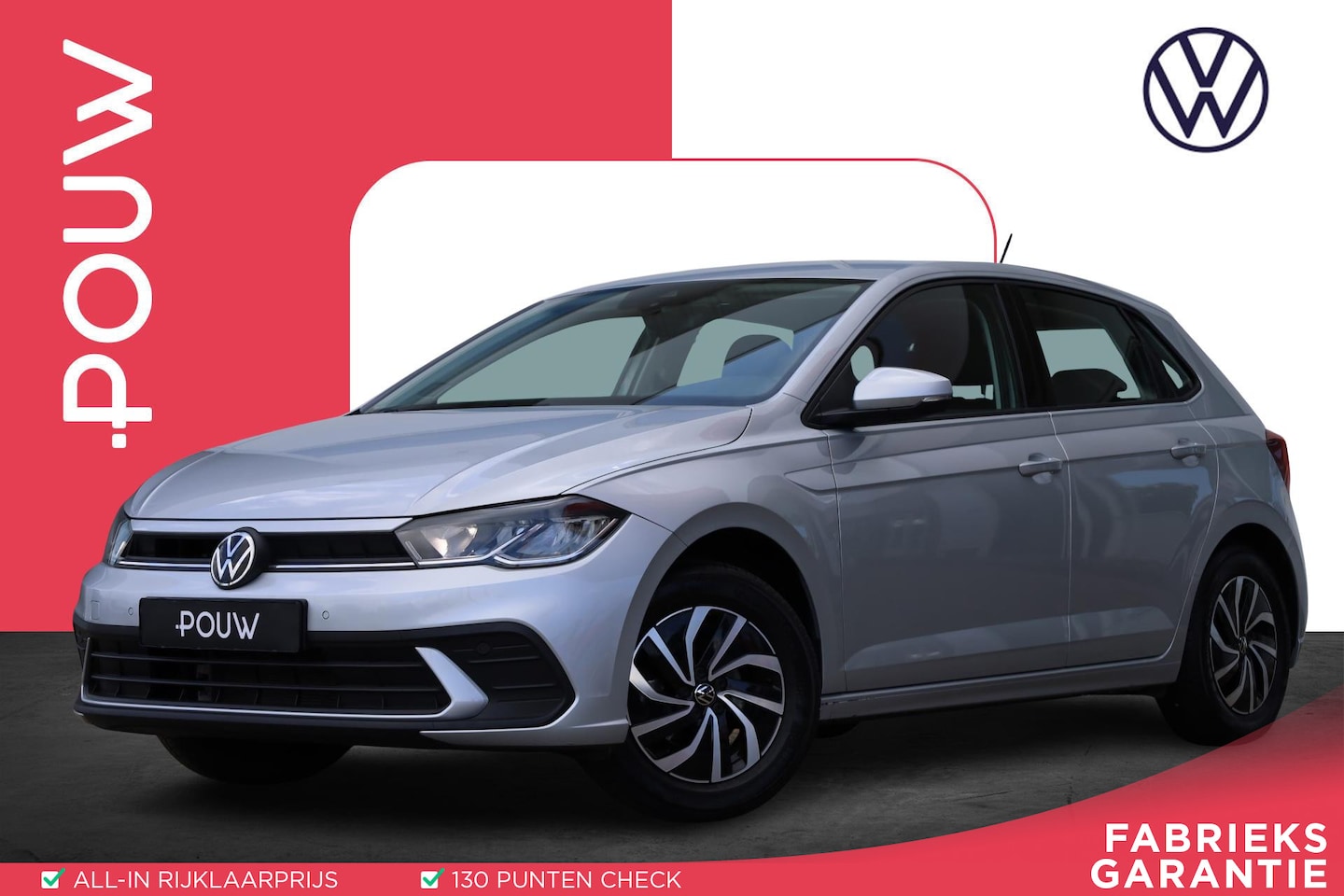 Volkswagen Polo - 1.0 TSI 95pk Life | Achteruitrijcamera | DAB+ - AutoWereld.nl