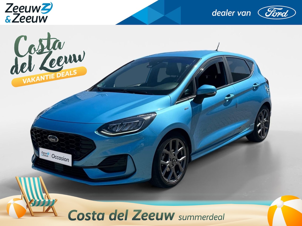 Ford Fiesta - 1.0 EcoBoost Hybrid ST-Line X 1.0 EcoBoost Hybrid ST-Line X - AutoWereld.nl