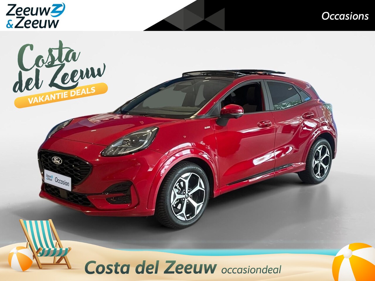 Ford Puma - 1.0 EcoBoost Hybrid ST-Line 125pk automaat | Adaptieve koplampen | Stoel- stuur en voorrui - AutoWereld.nl