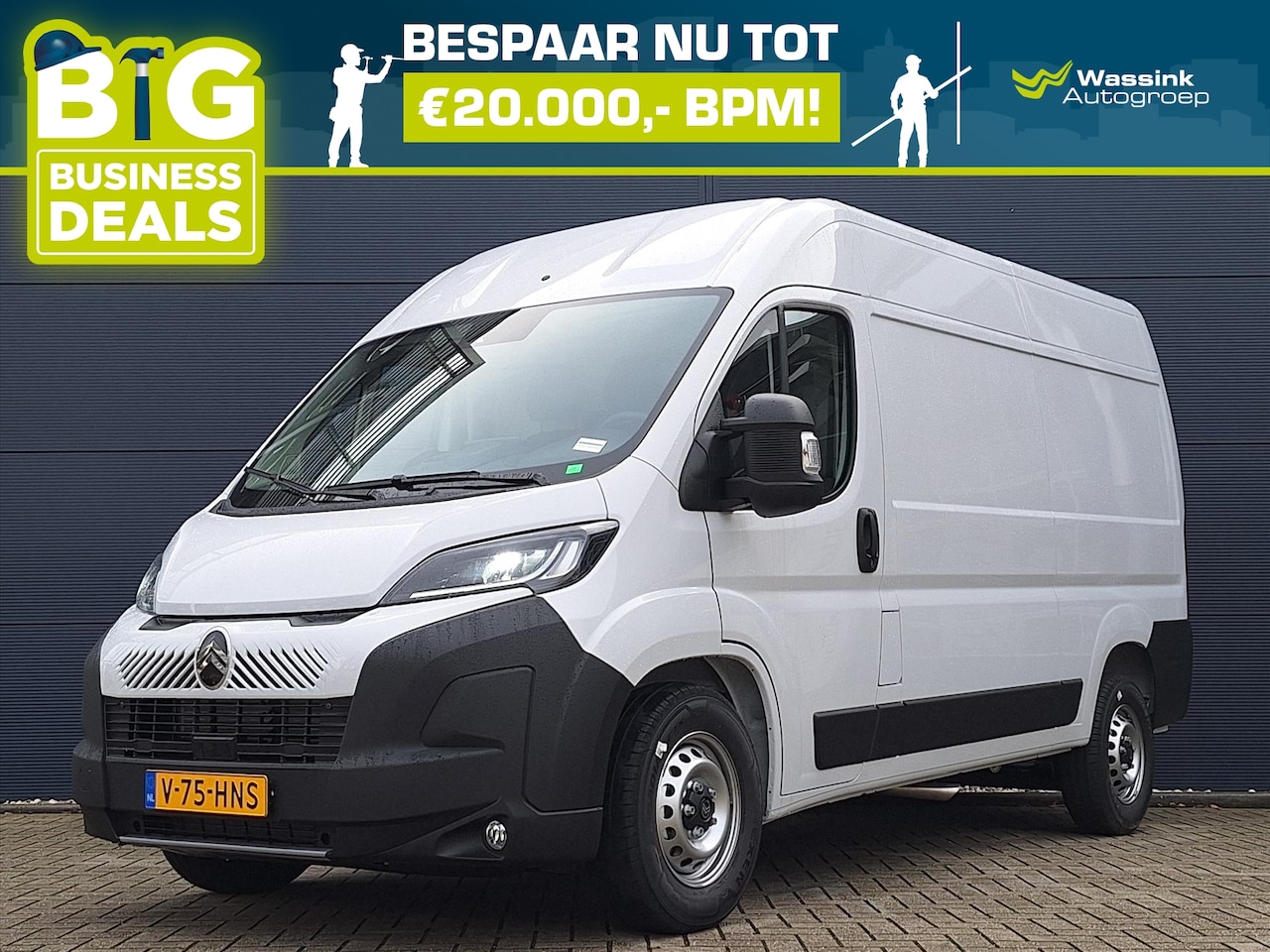 Citroën Jumper - 2.2 BlueHDi 140pk L2H2 35 EAT8 | Automaat | Camera | Trekhaak | Apple CarPlay/ Android Aut - AutoWereld.nl