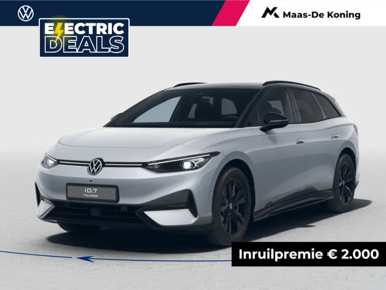 Volkswagen ID.7 - Limited Edition 77 kWh accu 286 pk · Draadloze telefoonlader · Achteruitrijcamera · Multif - AutoWereld.nl