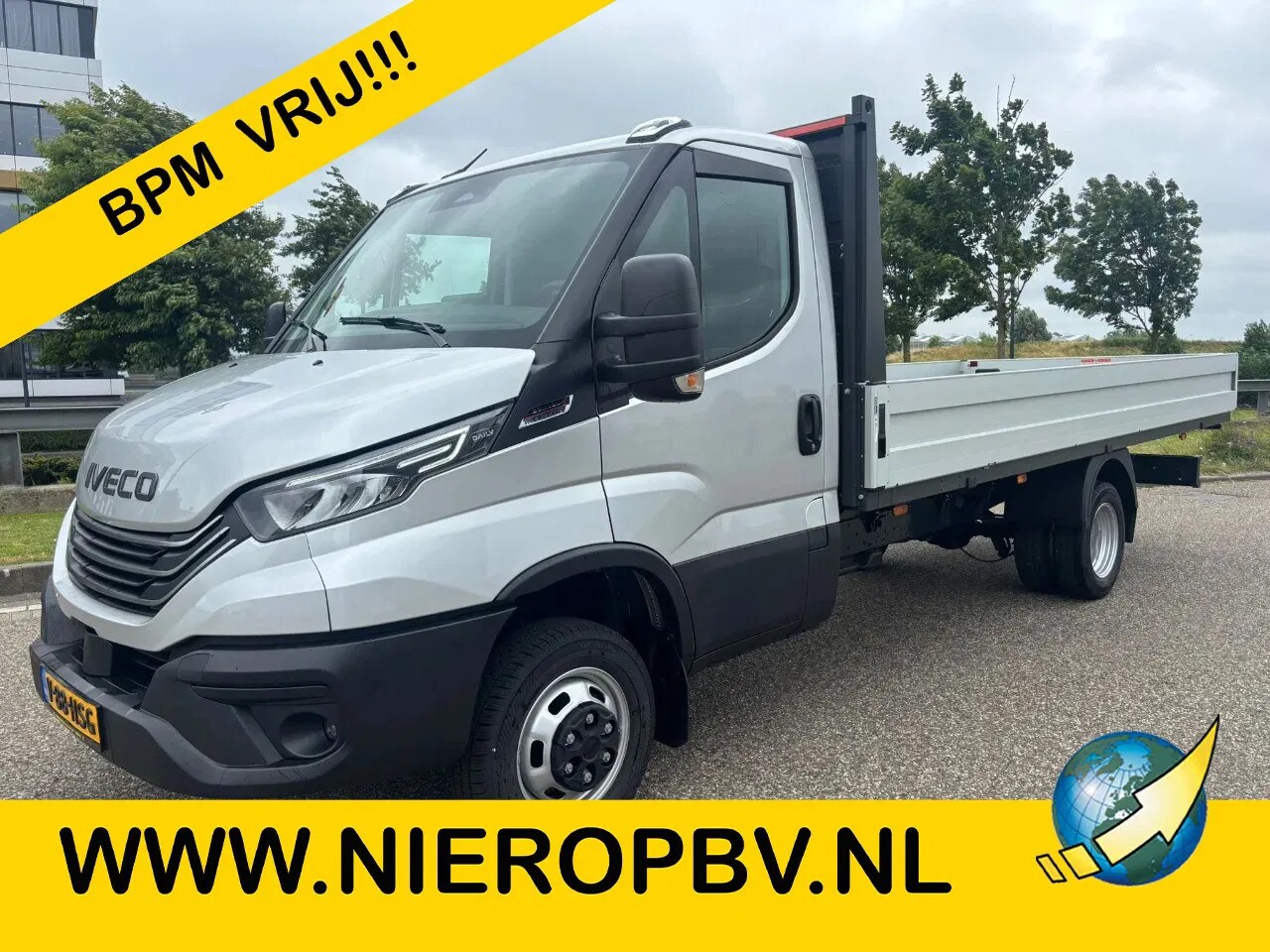 Iveco Daily - 35C18 Openlaadbak 4,85 Lang 2,05 Breed NIEUW Automaat Airco Navi BPM VRIJ - AutoWereld.nl