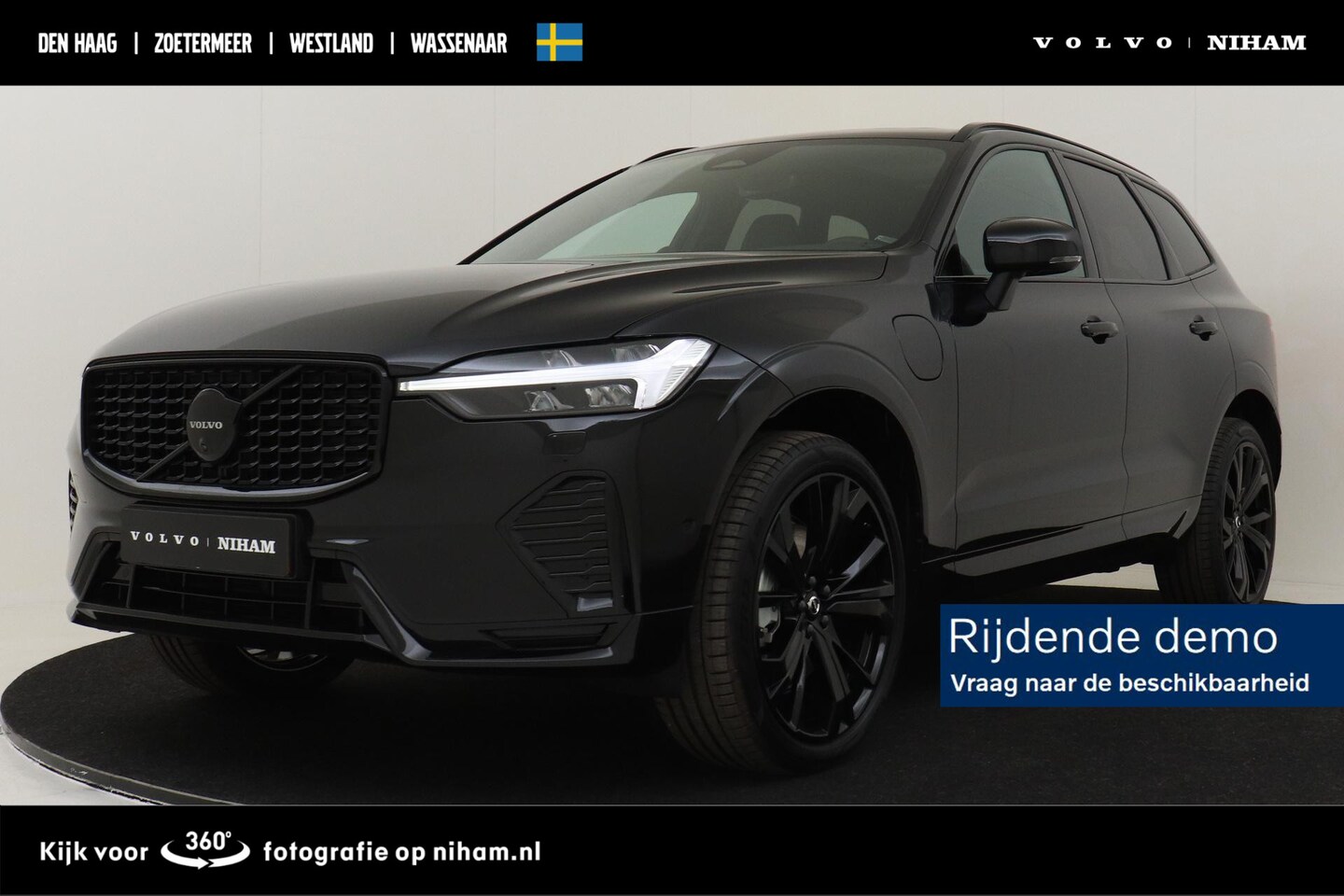 Volvo XC60 - T6 RECHARGE AWD ULTRA BLACK EDITION -PANO.DAK|360°CAM|LUCHTVERING|BOWERS&WILKINS - AutoWereld.nl