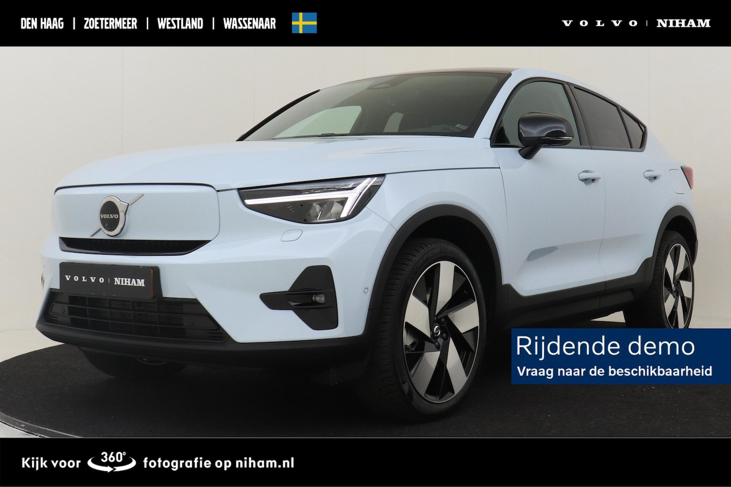 Volvo C40 - SINGLE MOTOR EXTENDED RANGE ULTIMATE 82 kWh -PANO.DAK|20"|GETINT.GLAS|CAMERA|CLIMATE|TREKH - AutoWereld.nl