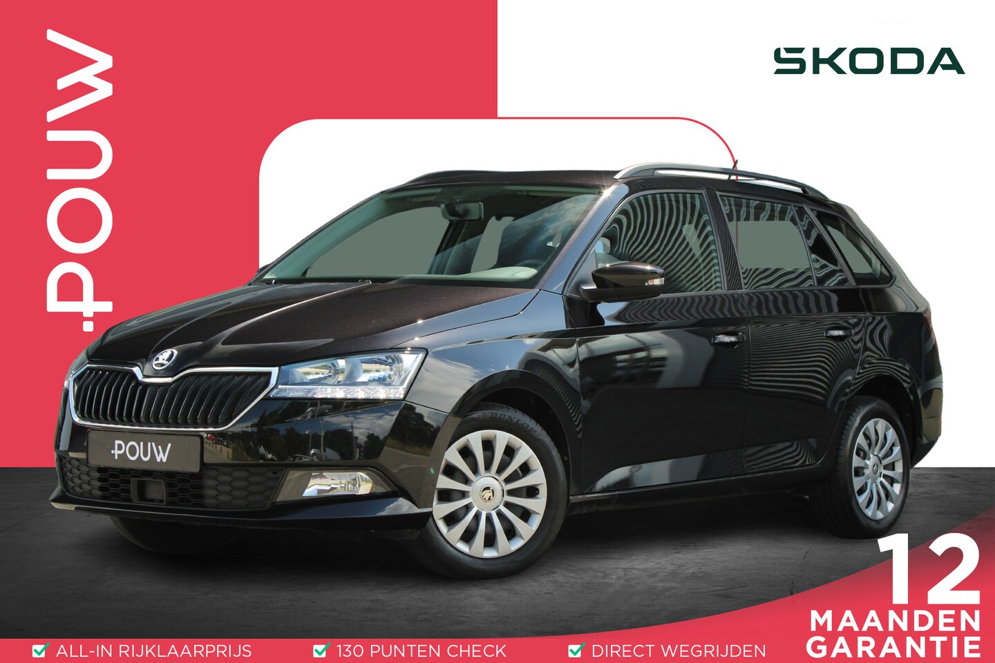 Skoda Fabia Combi - 1.0 TSI 95pk Ambition | Smartlink Navigatie | Parkeersensor Achter - AutoWereld.nl