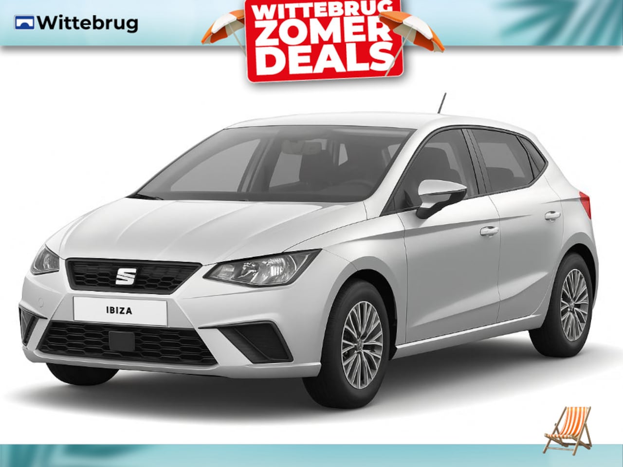 SEAT Ibiza - 1.0 EcoTSI Style !NIEUW! Cruise Control / 16 inch lichtmetalen velgen / Apple CarPlay™ & A - AutoWereld.nl