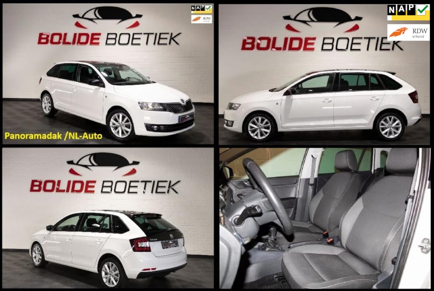 Skoda Rapid Spaceback - 1.2 TSI |Panoramadak|Navi |dealeronderhouden |NL-Auto |1e eigenaar - AutoWereld.nl