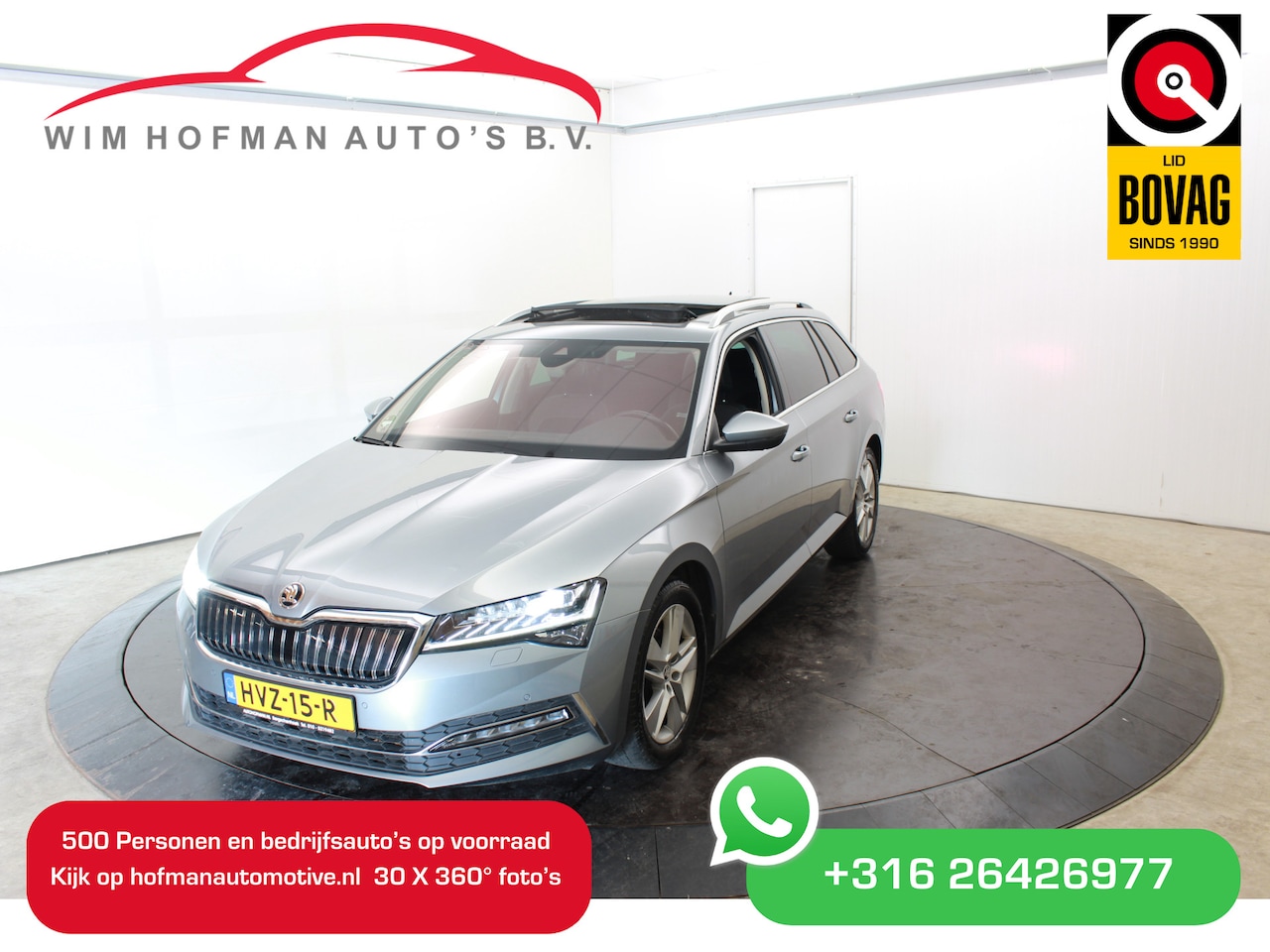 Skoda Superb - 1.4 TSI iV Style 360ºCamera El Trekh+aKlep Panodak Leder Virtual - AutoWereld.nl