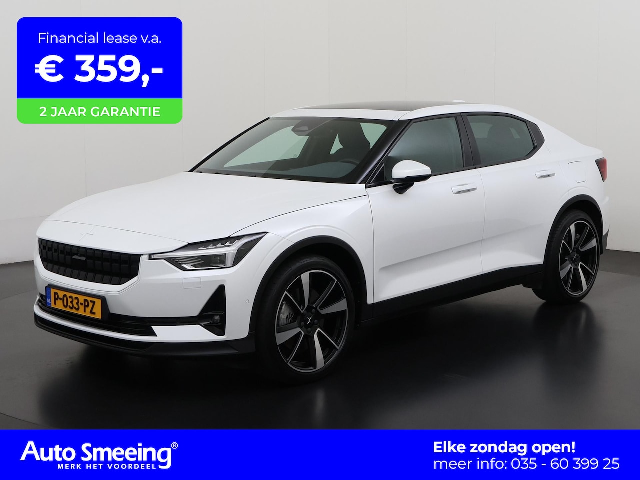 Polestar 2 - Long Range Dual Motor Launch Edition 78kWh | Panoramadak | Zondag Open! - AutoWereld.nl