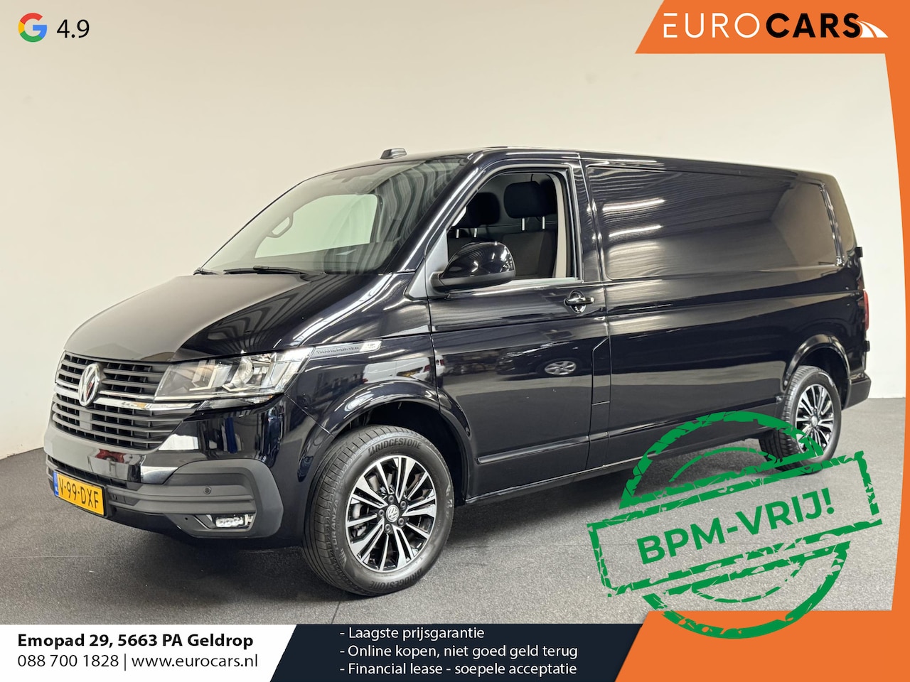 Volkswagen Transporter - 150pk Automaat L2H1 28 Highline Navigatie Apple Carplay Cruise control Airco 3-Zits Euro6 - AutoWereld.nl