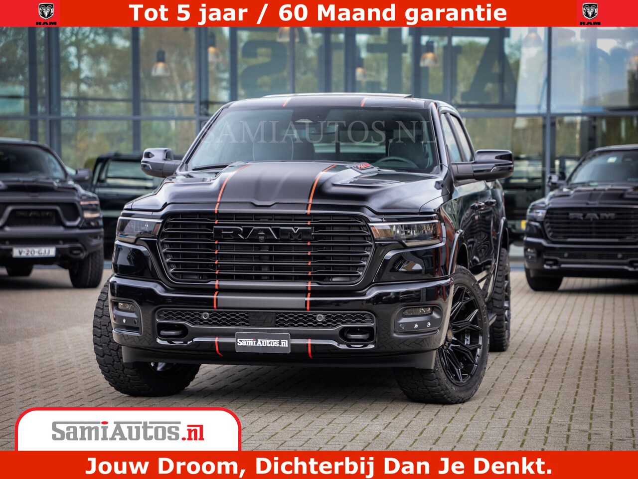 Dodge Ram 1500 - Night Premium | Full Option | De Meest Luxe Pick-Up in zijn Klasse | Comfortabele Dubbele - AutoWereld.nl