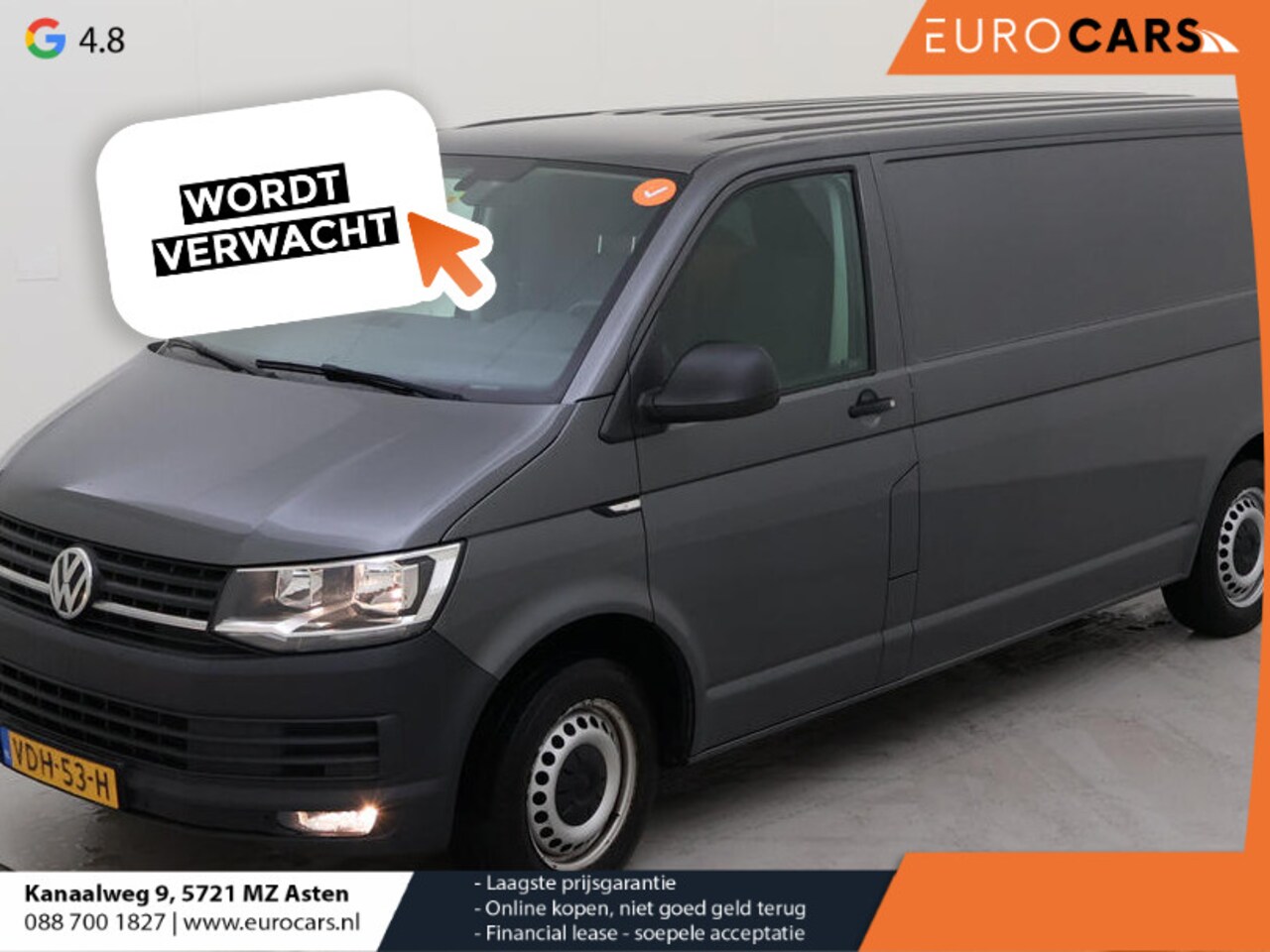 Volkswagen Transporter - 150pk automaat L2 Comfortline Executive + Trekhaak Navigatie Apple Carplay Sortimo inbouw - AutoWereld.nl