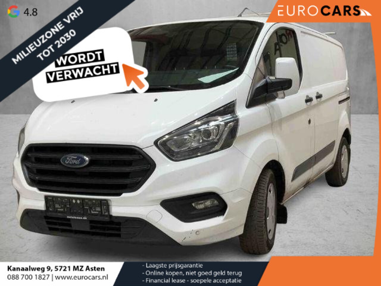 Ford Transit Custom - 131pk Automaat L1H1 Trend 2x Schuifdeur Trekhaak Cruisecontrol airco Parkeersensoren - AutoWereld.nl