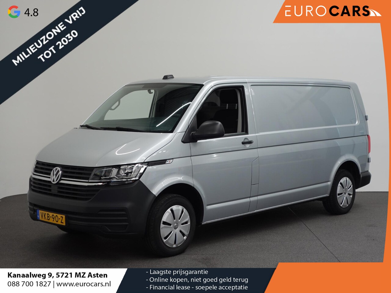 Volkswagen Transporter - Executive+ L2H1 Navigatie Apple Carplay Trekhaak Cruise control 2-Zits Euro6 - AutoWereld.nl