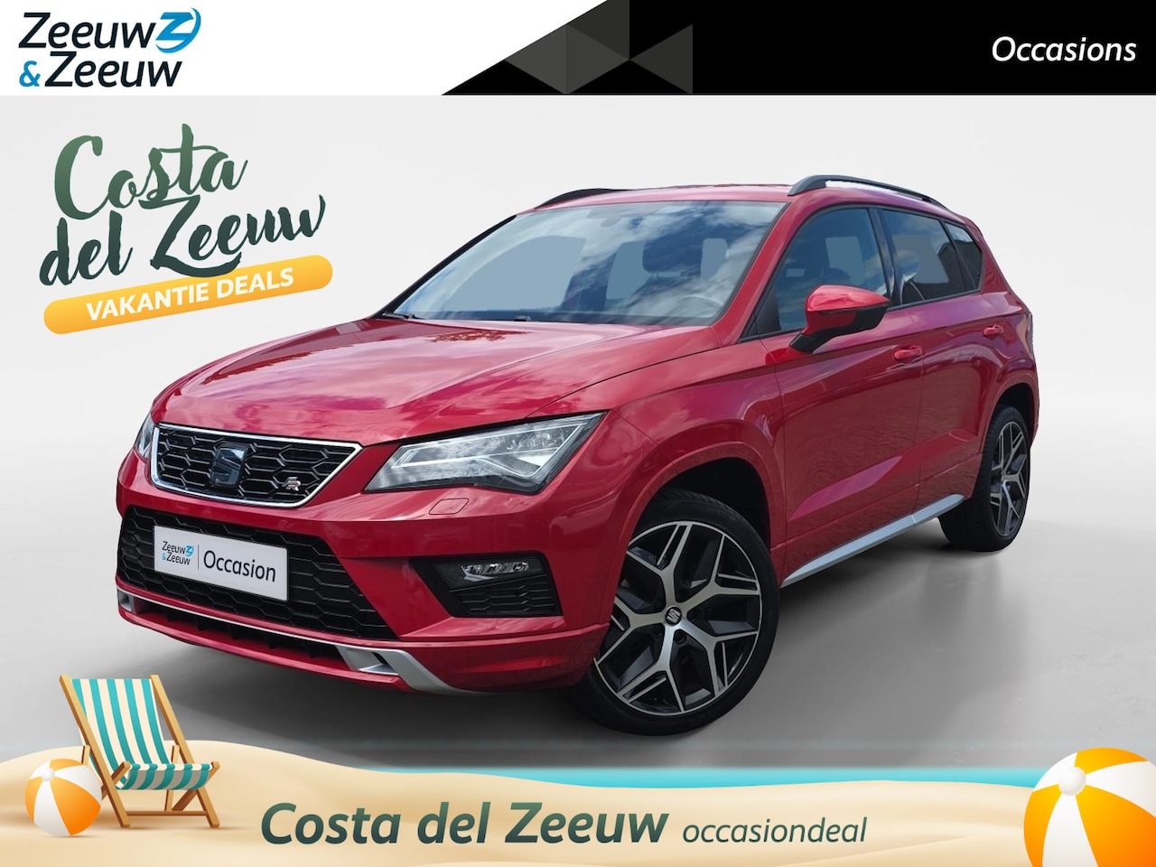 SEAT Ateca - 1.4 EcoTSI FR Business Intense | Elektr. Trekhaak | Camera | Elektr. Achterklep | Apple Ca - AutoWereld.nl