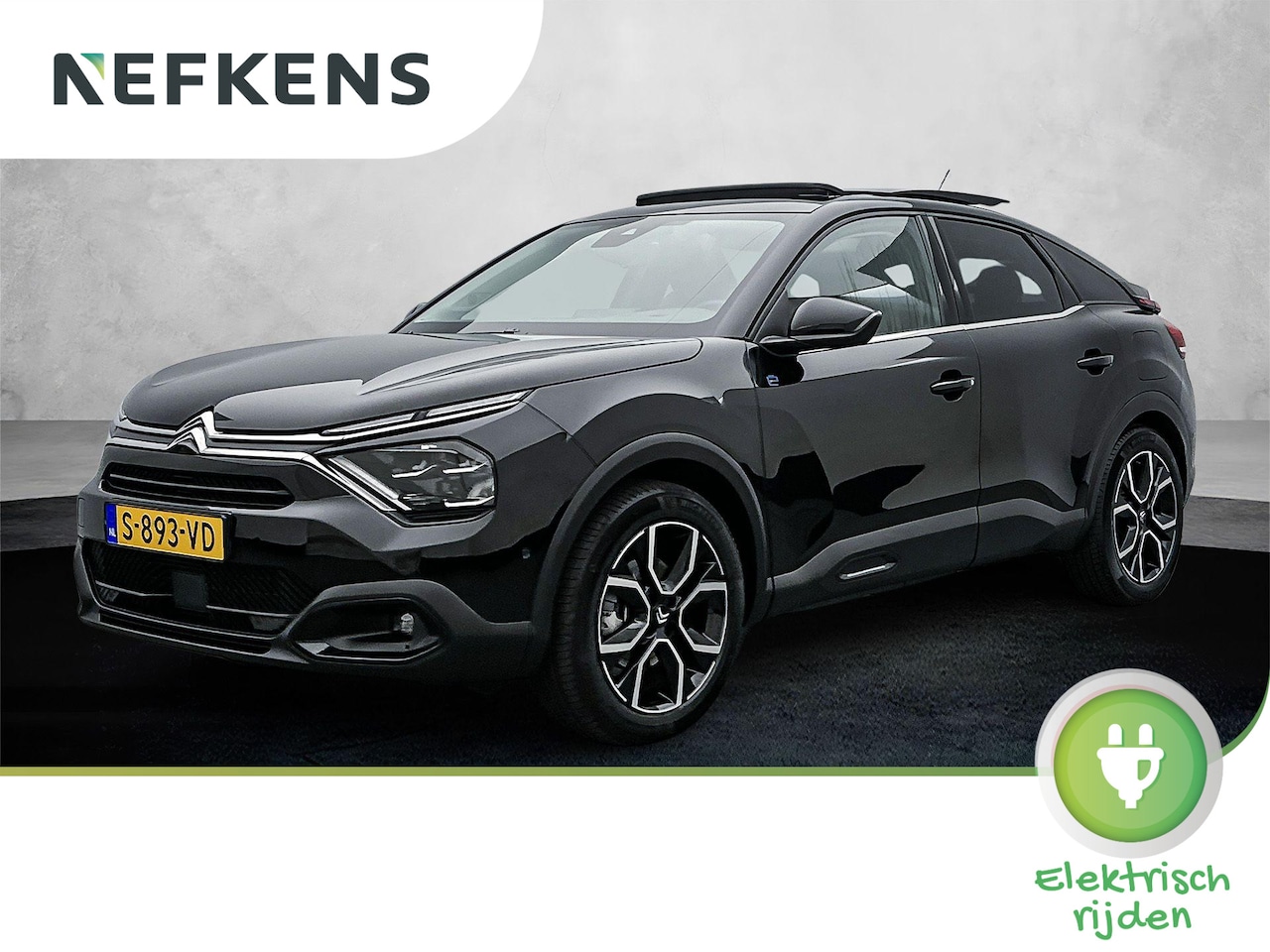 Citroën Ë-C4 - EV Shine 50 kWh 136 pk | Elektrisch Glazen Panoramadak | Achteruitrijcamera | Navigatie | - AutoWereld.nl