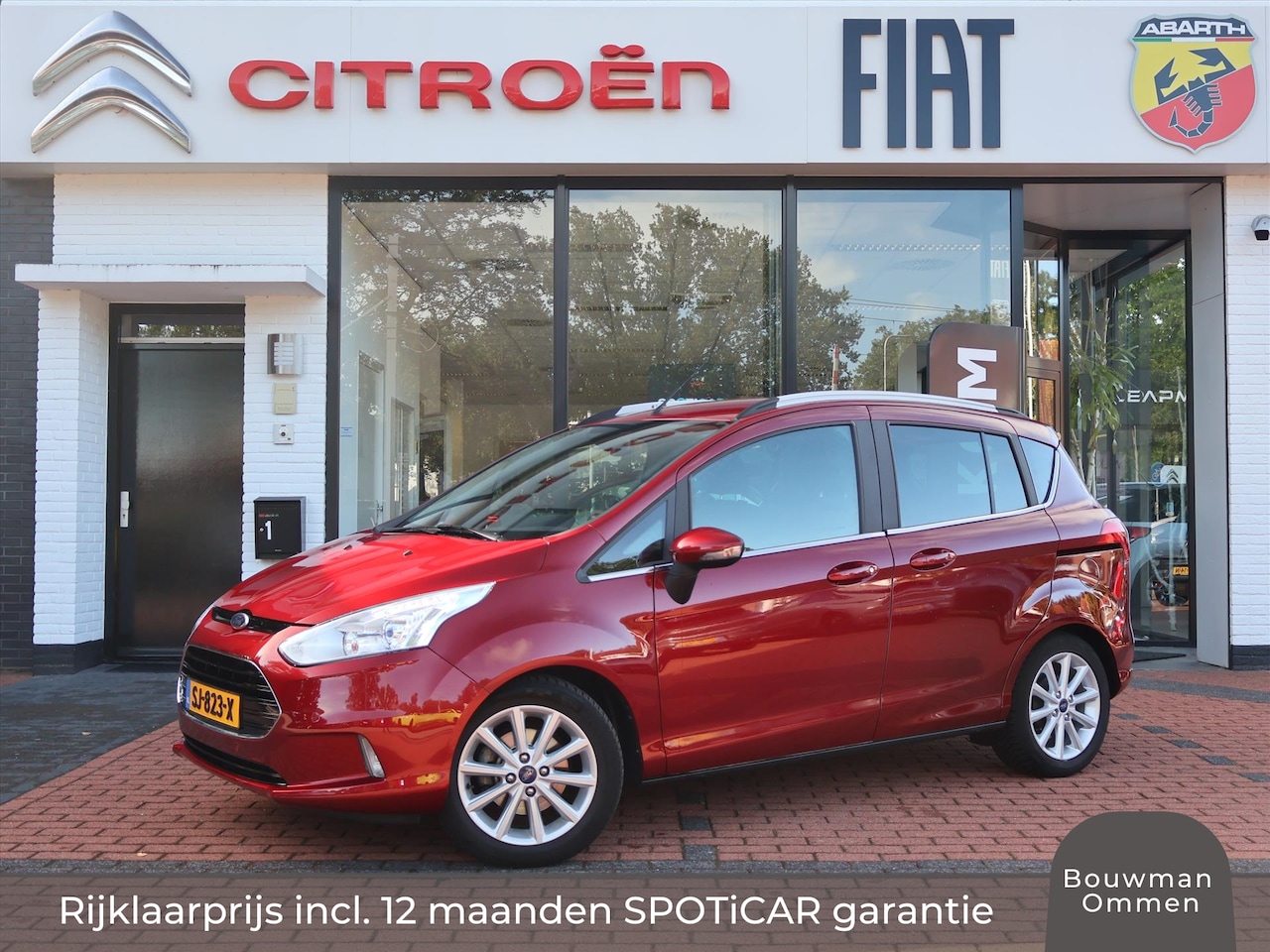 Ford B-Max - 1.0 EcoBoost Titanium 1.0 EcoBoost 125PK Titanium, Rijklaarprijs | Trekhaak | Stoelverwarming | Navigatie | Came - AutoWereld.nl