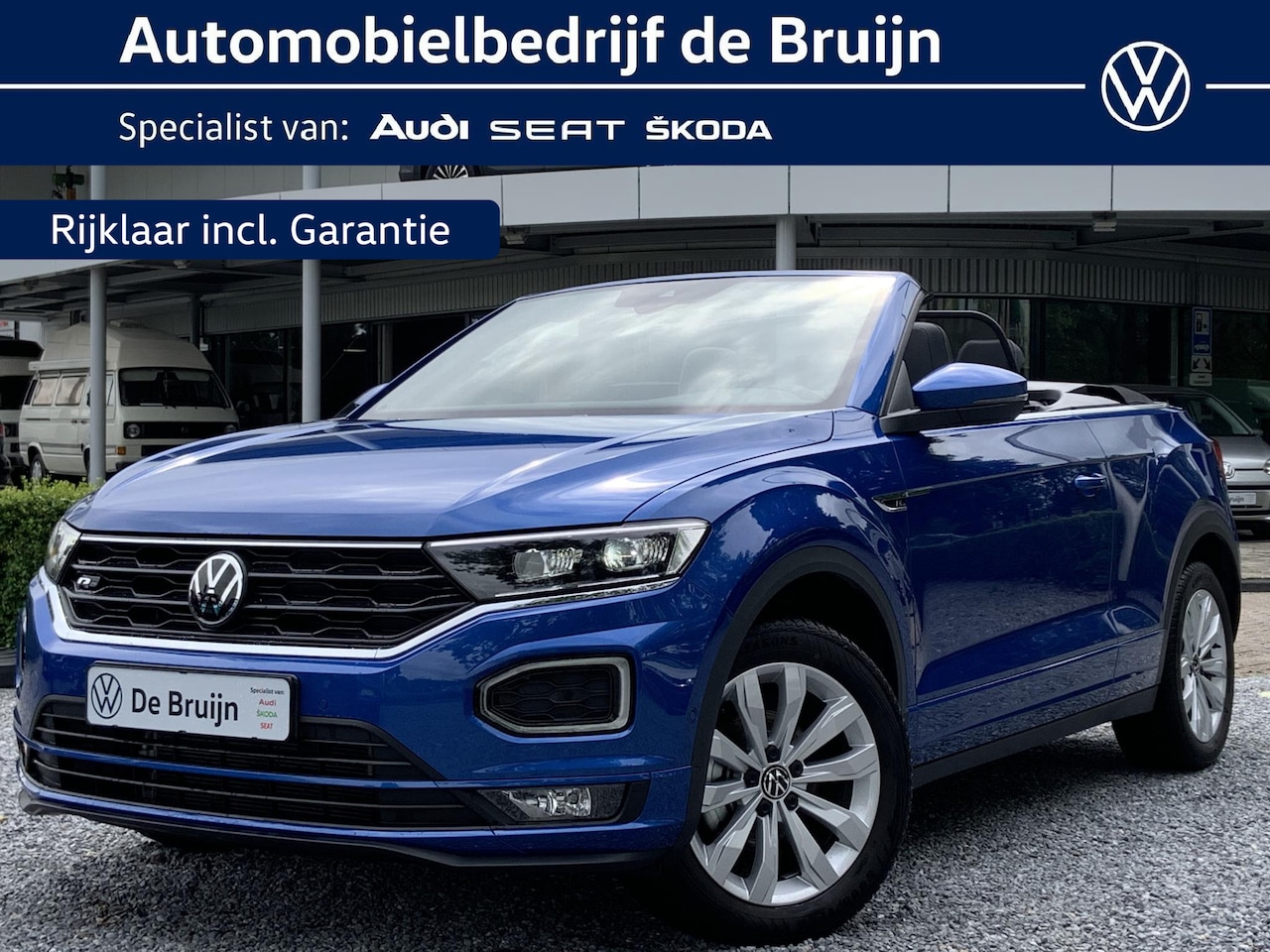 Volkswagen T-Roc Cabrio - 1.5 TSI 150pk R-Line (Trekhaak,Camera,Beats,Navi,Carplay) - AutoWereld.nl