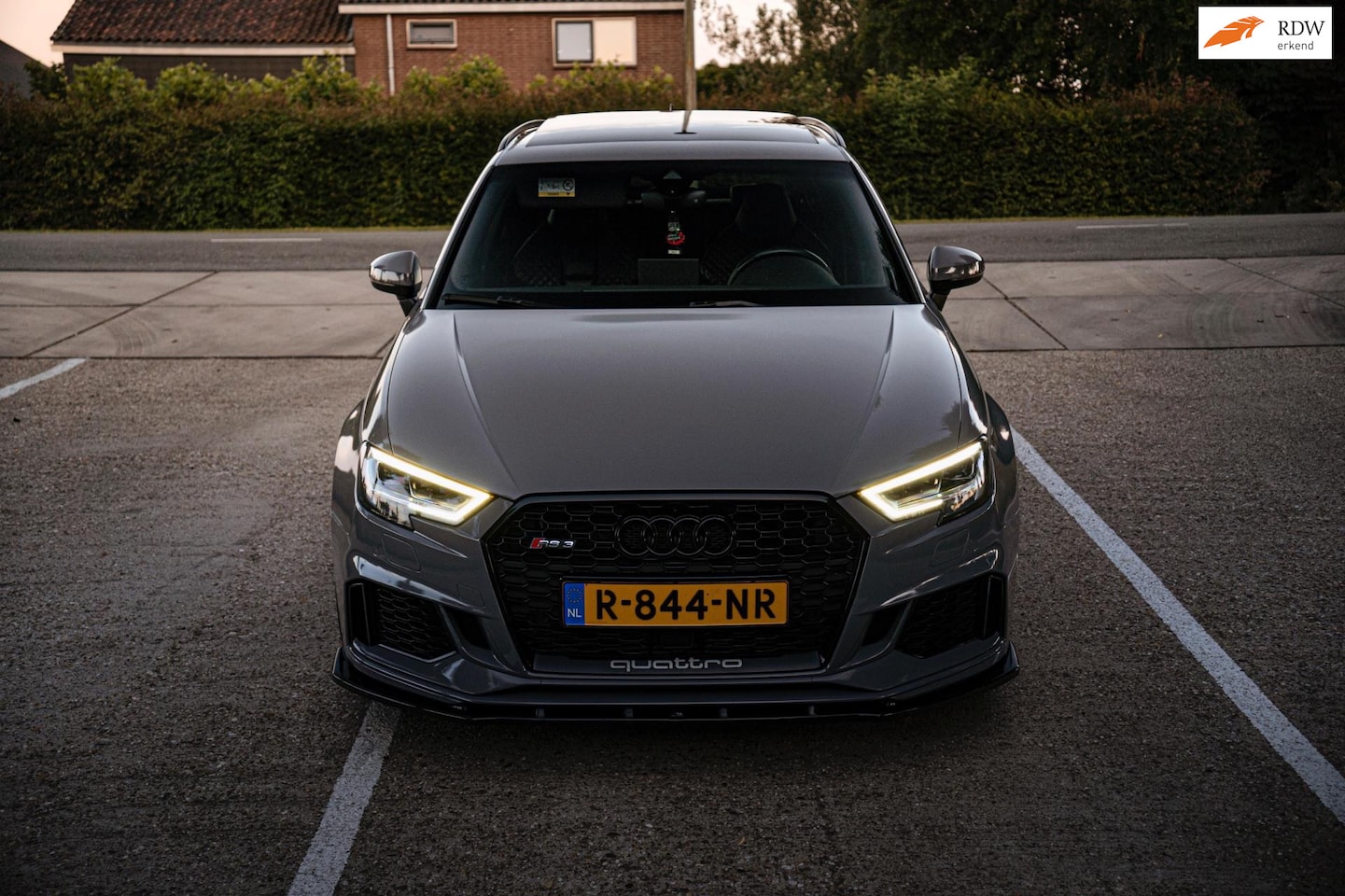 Audi A3 Sportback - 2.5 TFSI RS3 quattro PANO|RS ZETEL|B&O|500PK|NARDO GREY - AutoWereld.nl