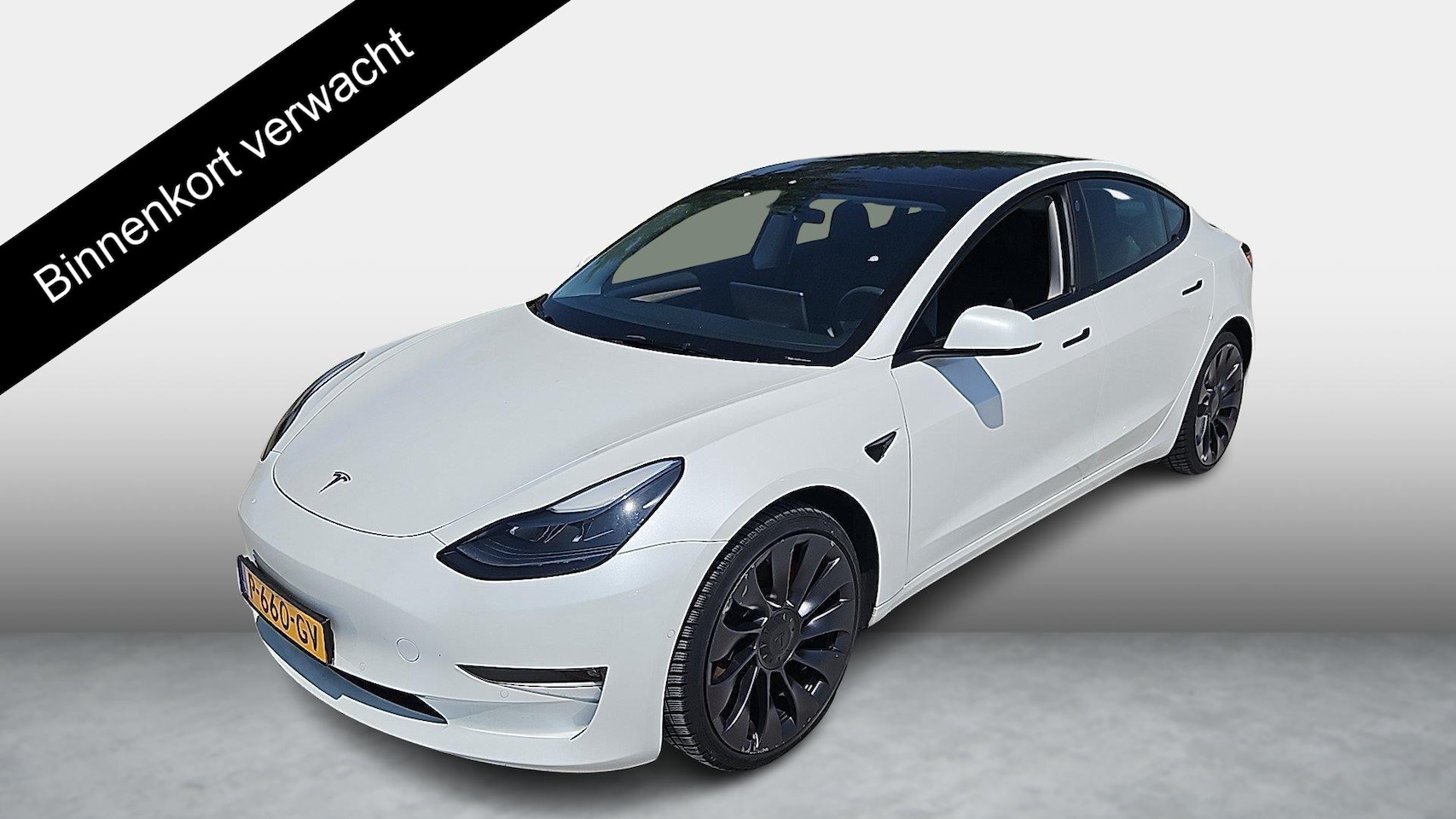 Tesla Model 3 - PERFORMANCE AWD 75 kWh 482 PK ACCU SOH 90% 1e EIGENAAR. GARANTIE TESLA 3-2030 OF 192.000 K - AutoWereld.nl