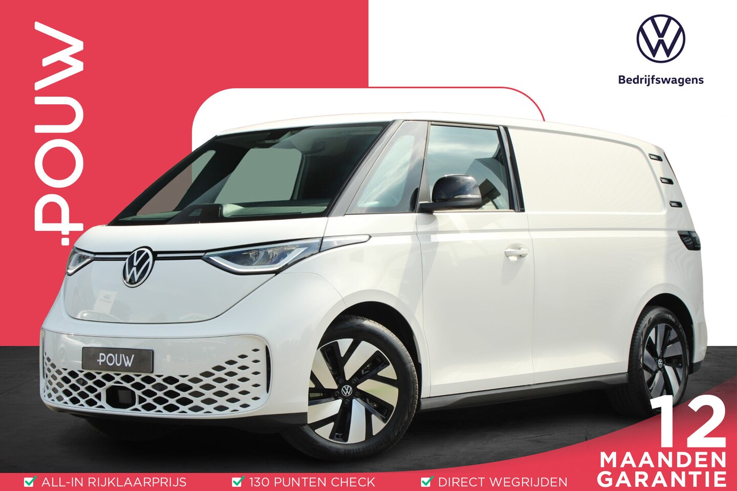 Volkswagen ID. Buzz Cargo - 204pk 77 kWh | Trekhaak Wegklapbaar | Navigatie | 19" Velgen - AutoWereld.nl
