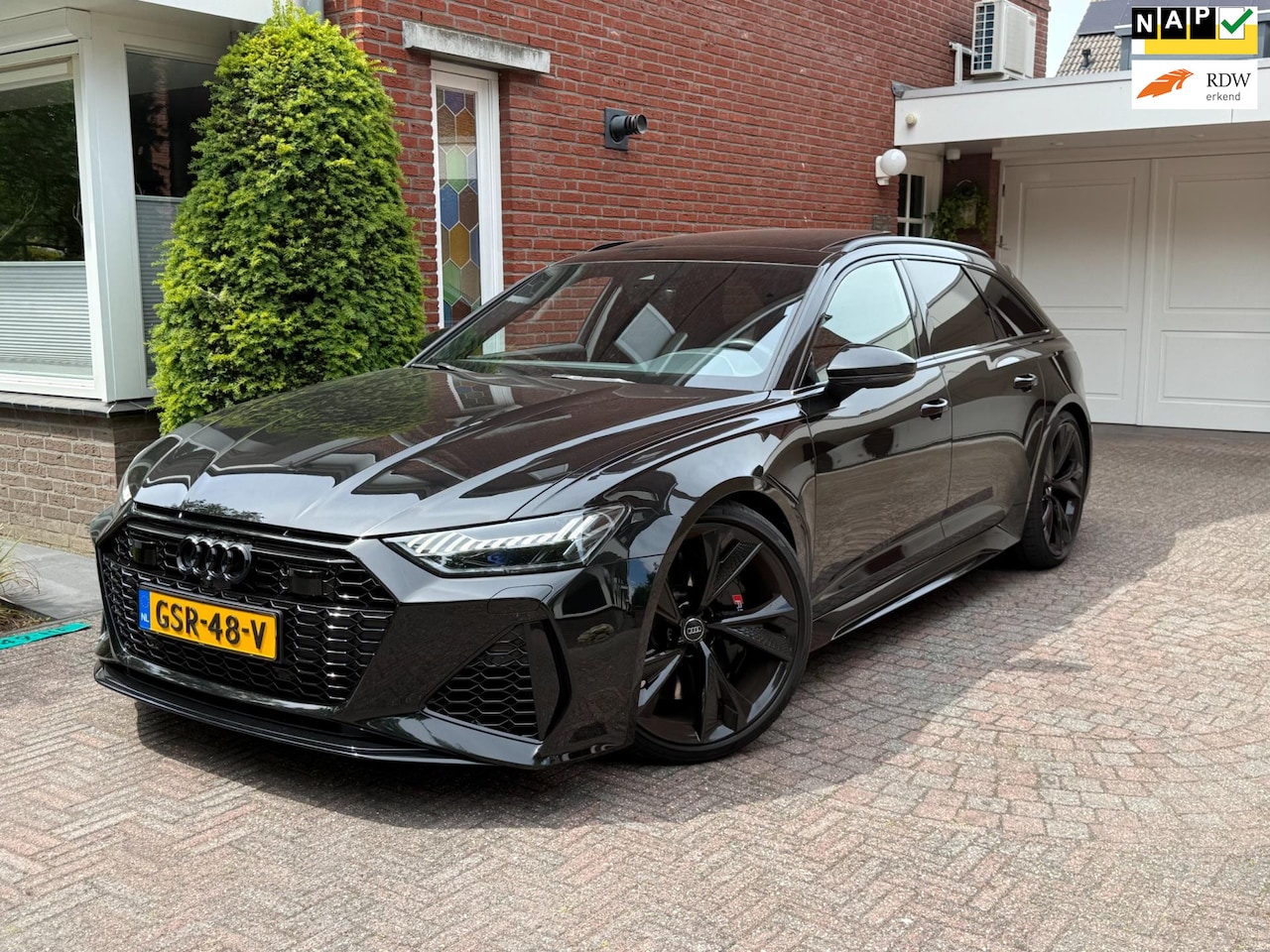Audi RS6 - 4.0 V8 Quattro 600PK Pano Matrix B&O 4WST Black Optik - AutoWereld.nl