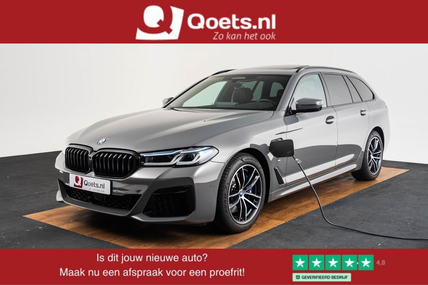 BMW 5-serie Touring - 530e High Executive M Sport - Trekhaak - Panoramadak - Comfort Access - Soft Close - Parki - AutoWereld.nl