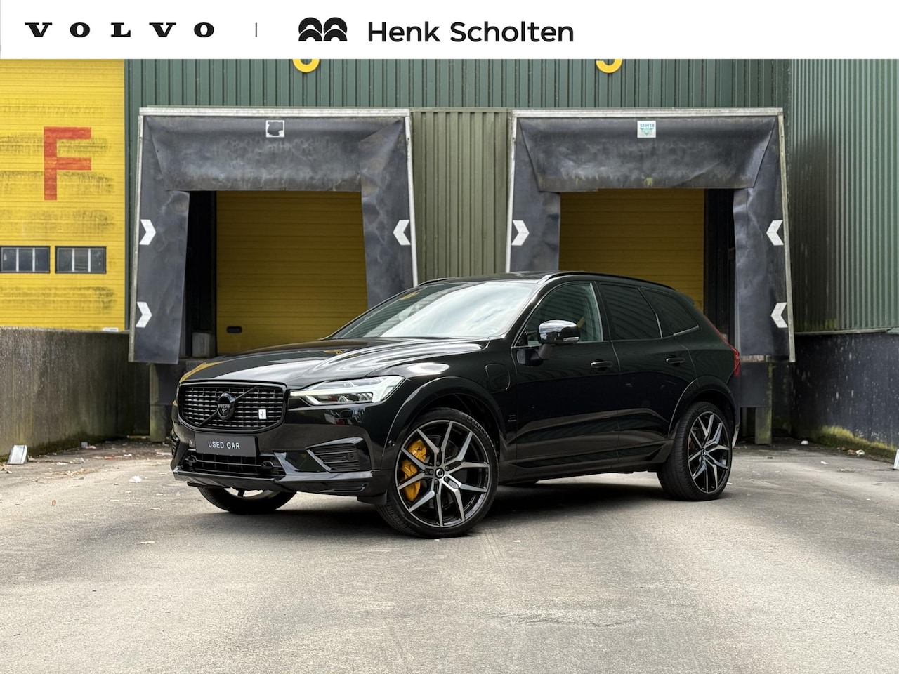 Volvo XC60 - T8 AWD Polestar Engineered | 22" 10-Open Spaaks Black / Diamond Cut velgen | Black Pack | - AutoWereld.nl