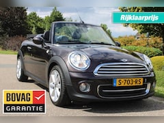 MINI Cabrio - 1.6 122pk Cooper Chili ECC/leer/cruise/navi/PDC/stoelverw