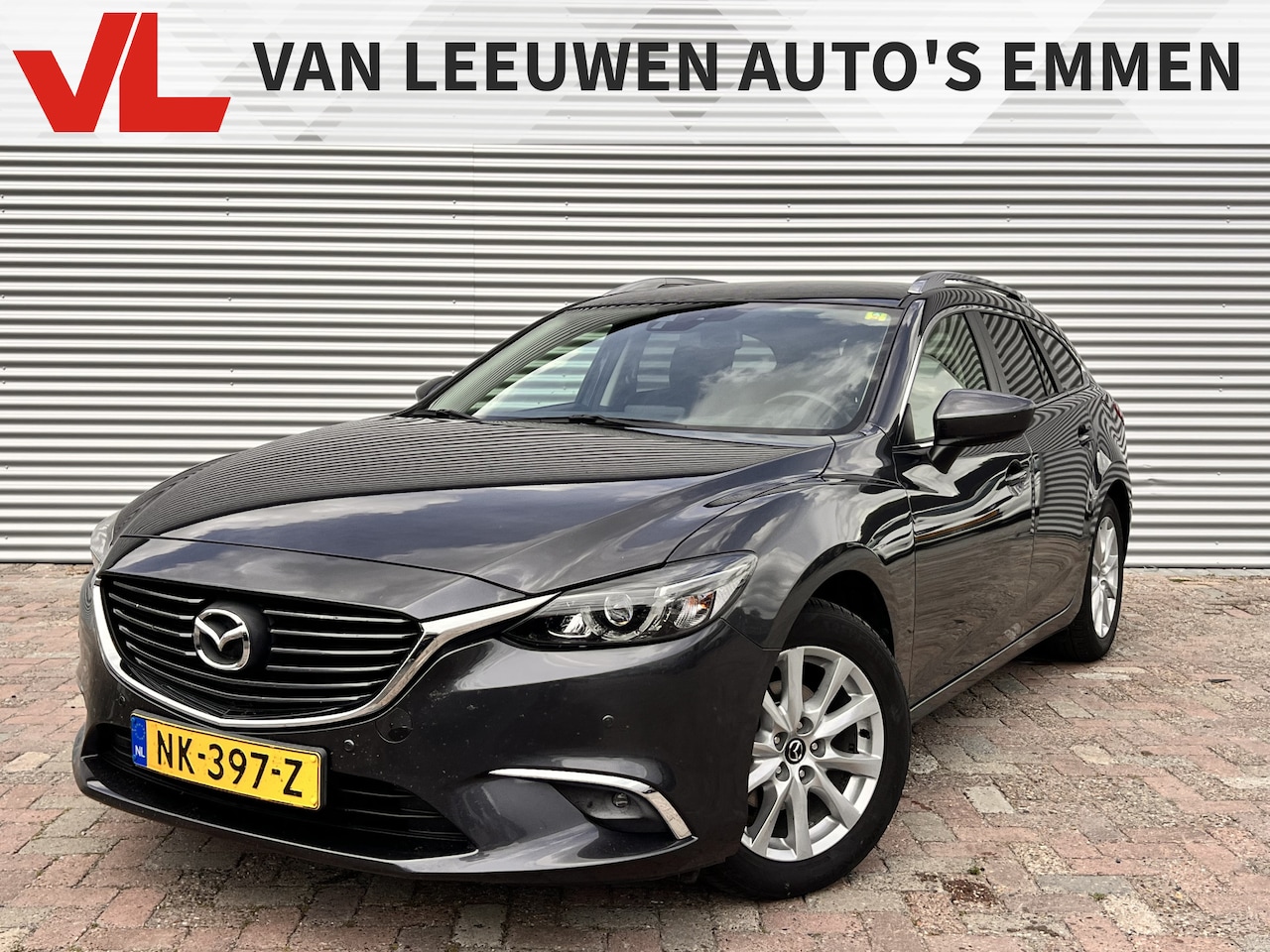 Mazda 6 Sportbreak - 2.0 SkyActiv-G 145 TS | Nieuw Binnen! | Cruise | Clima | Stoelverwarming Rob achterbumper - AutoWereld.nl
