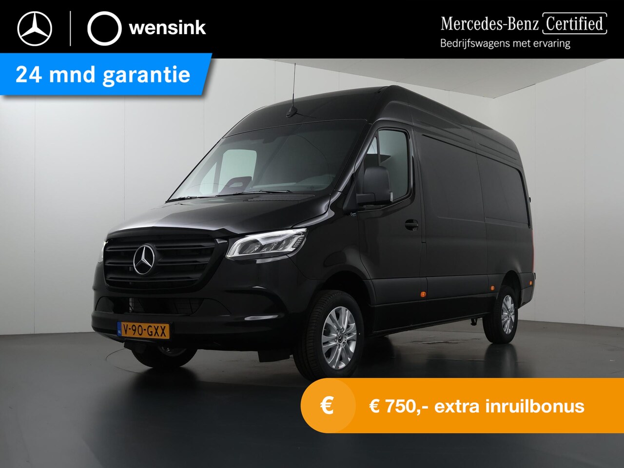 Mercedes-Benz Sprinter - 319 CDI L2 H2 | Aut. | SELECT | LED LAMPEN | 3500KG AHW VOORBEREIDING | METALLIC | NAVIGAT - AutoWereld.nl