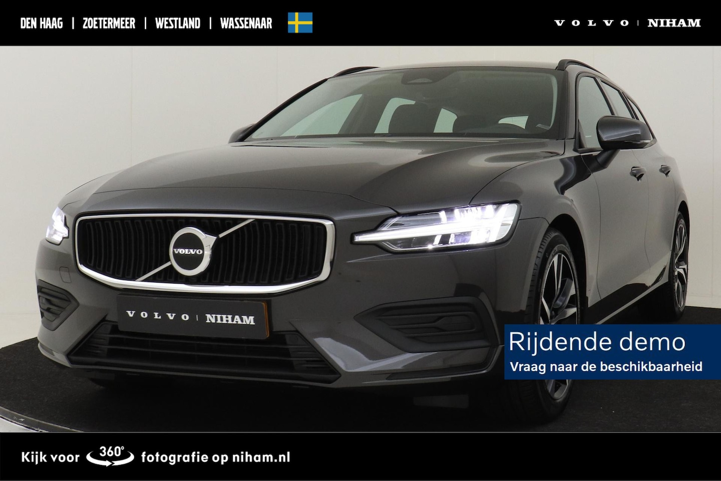 Volvo V60 - B3 (M-HYBRID) ESSENTIAL -LEDER|ADAP.CRUISE|BLIS|CLIMATE|18"|CAMERA - AutoWereld.nl