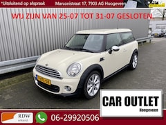 MINI Clubman - 1.6 One Final Edition 2e Eignr, A/C, CC, Navi, Half Leer, Carkit, LM, nw. APK – Inruil Mog