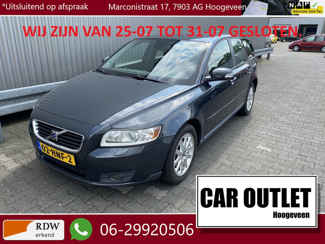 Volvo V50 - 1.8 Edition I Clima, CC, Parrot, LM, nw. APK – Inruil Mogelijk – - AutoWereld.nl