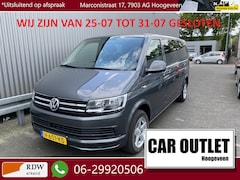 Volkswagen Transporter - 2.0 TDI L2H1 DC Comfortline Plus Clima, Navi, CC, PDC, Schuifdeur L/R, LM, Trekh, nw. APK
