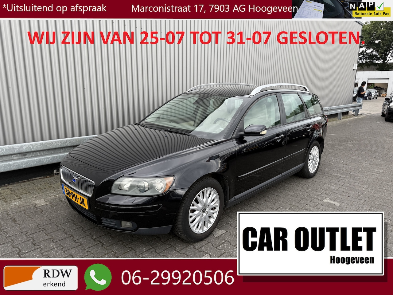 Volvo V50 - 2.4 Summum Leer LM Cruise INRUIL KOOPJE  --Inruil Mogelijk-- - AutoWereld.nl