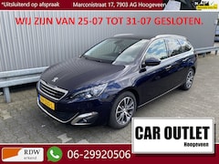 Peugeot 308 SW - 1.2 PureTech Blue Lease Premium 162Dkm.NAP, AUTOMAAT, Clima, Navi, Pano, CC, PDC, LM, nw.