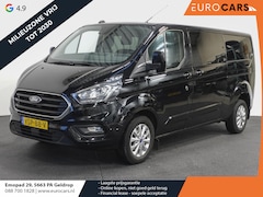 Ford Transit Custom - 300 2.0 TDCI L2H1 Limited Dubbele cabine Automaat Navigatie Airco 2 Schuifdeuren Trekhaak