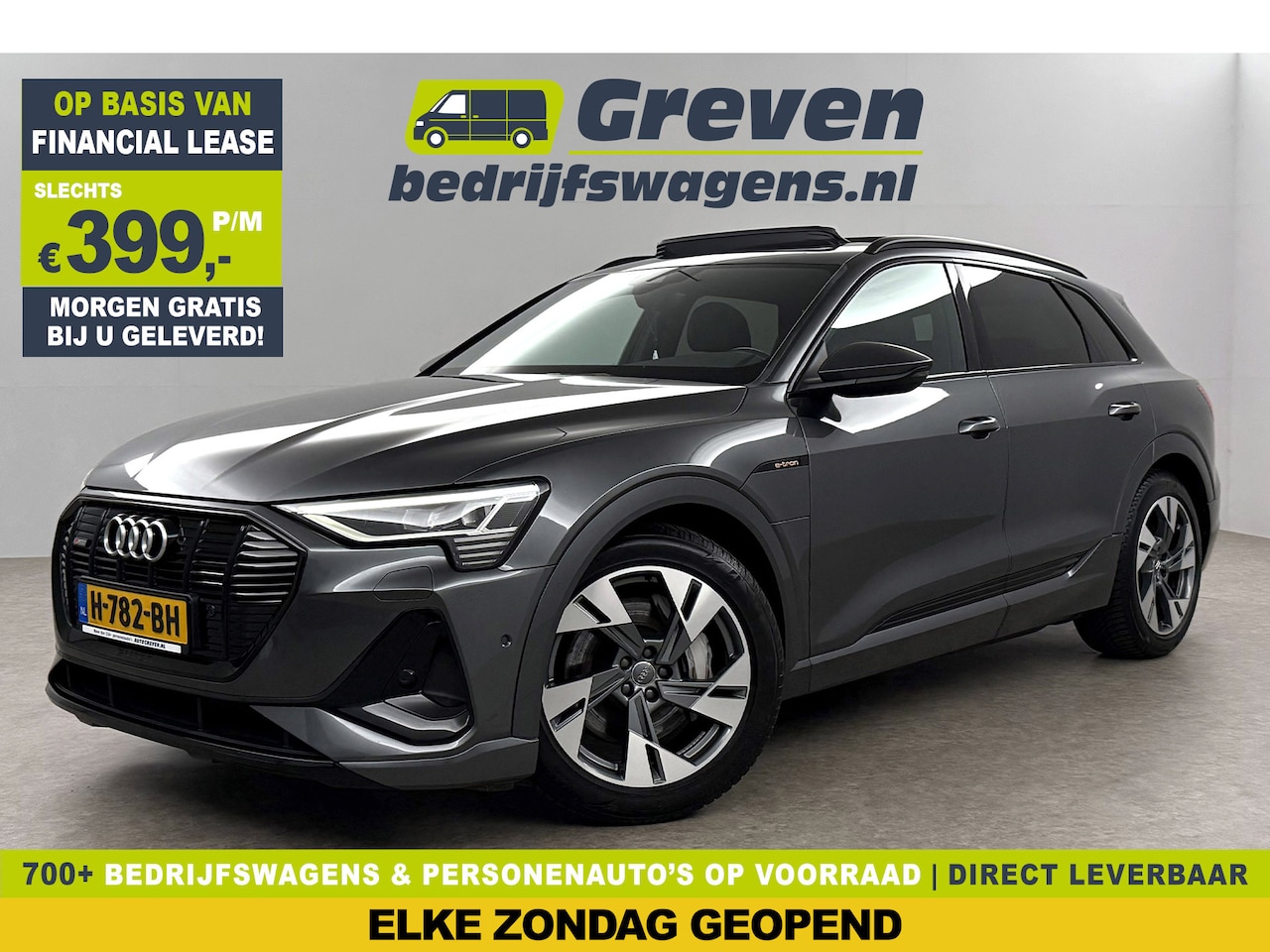 Audi e-tron - 50 quattro Launch edition S-Line 71 kWh 313PK Pano Sfeer Memory Virtual Clima Cruise Carpl - AutoWereld.nl