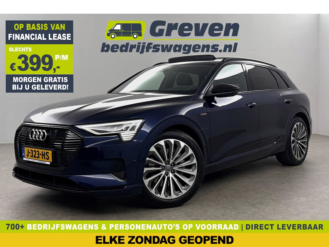 Audi e-tron - 50 Quattro Launch edition 71 kWh 313PK Pano LED Sfeer Virtual Trekhaak Carplay Memory Head - AutoWereld.nl