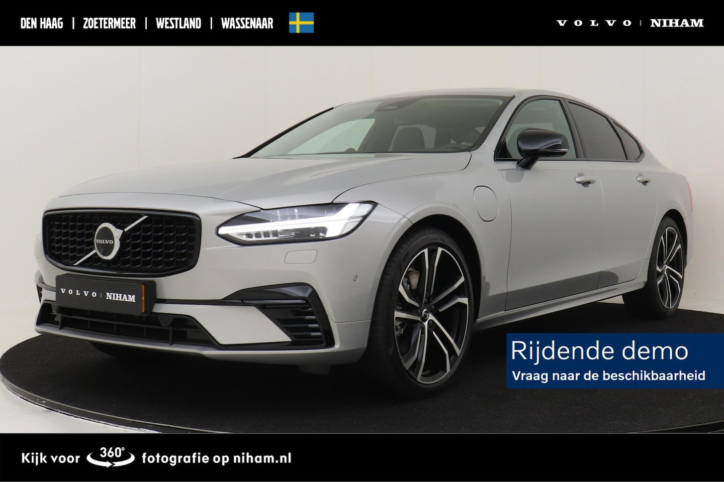Volvo S90 - T8 AWD ULTIMATE DARK *FULL OPTIONS!* -PANO.DAK|LUCHTVERING|B&W-AUDIO|GEVENT.LEDER+MASSAGE| - AutoWereld.nl