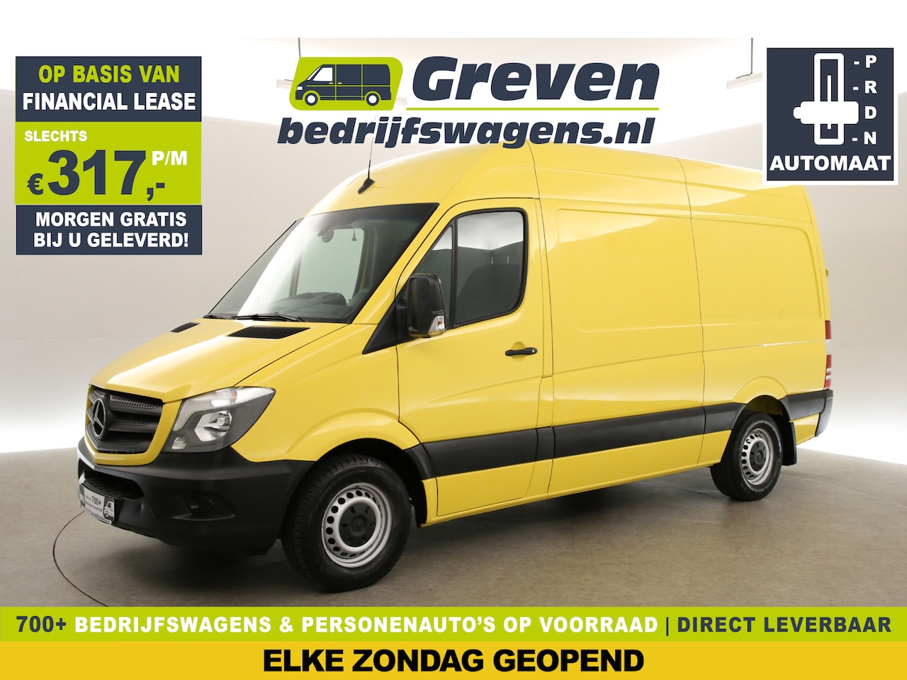 Mercedes-Benz Sprinter - 319 CDI V6 L2H2 191PK Airco Camera Cruise Navigatie Trekhaak - AutoWereld.nl
