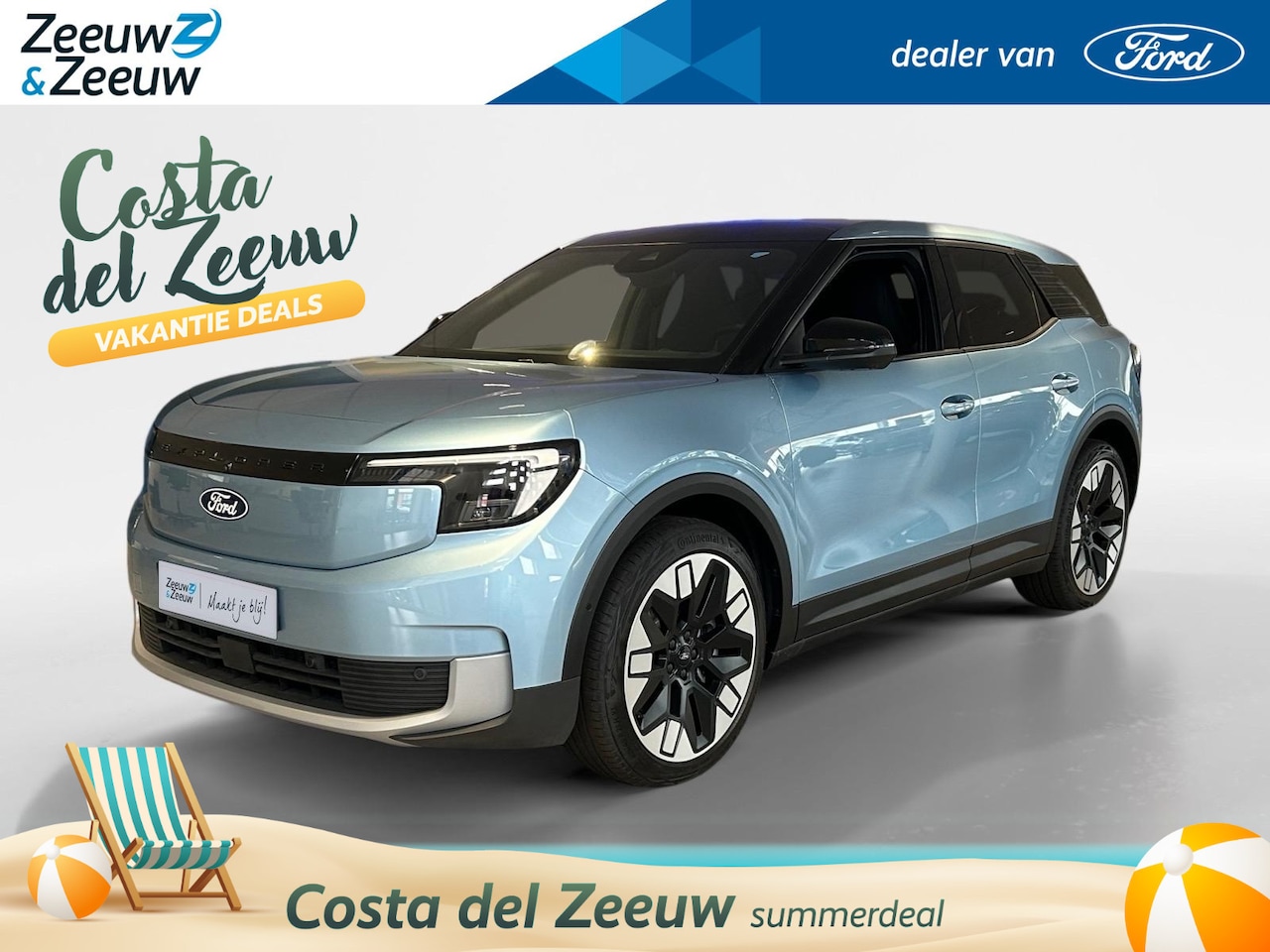 Ford Explorer - Premium Standard Range RWD 52 kWh 170pk | €1.000.- korting | 0,99% rente | Tot 5.000km gra - AutoWereld.nl