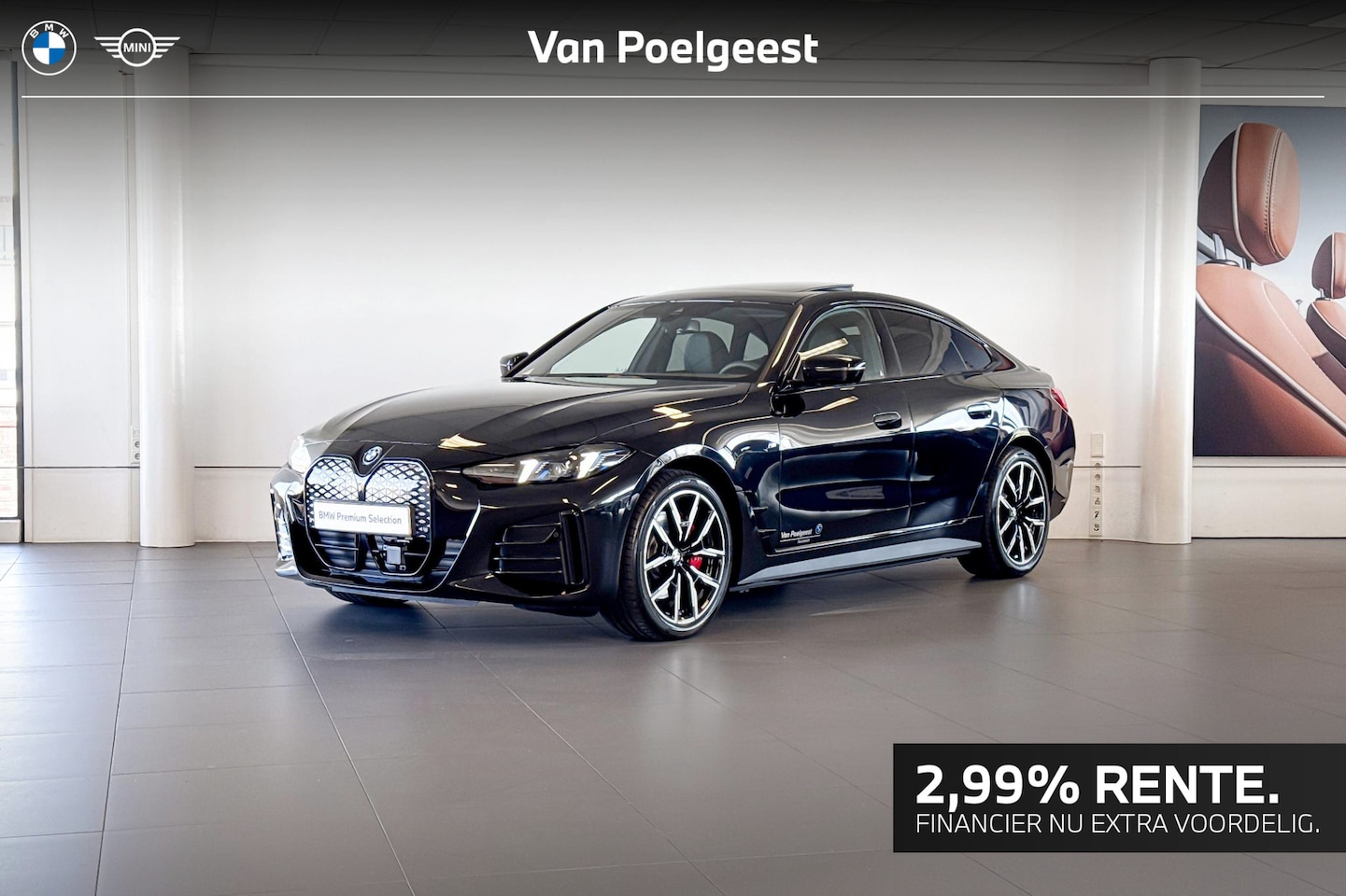 BMW i4 - eDrive40 | M Sport | Stoelverwarming | Glazen Schuif-/kanteldak | Achteruitrijcamera | - AutoWereld.nl