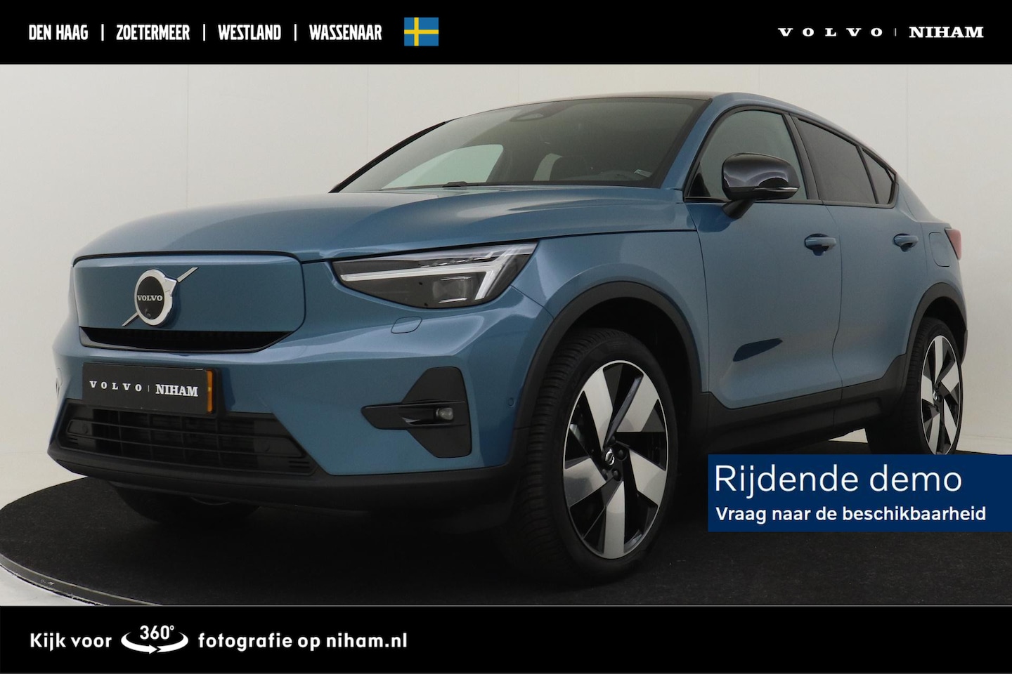 Volvo C40 - SM EXT. RANGE ULTIMATE 82 kWh -PANO.DAK|HK-AUDIO|ELEK.STOELEN|360°CAM|PIXEL.LED|20" - AutoWereld.nl