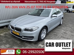 BMW 5-serie - 520i High Executive Clima, Navi, Schuif/Kantel, Leer, CC, PDC, nw. APK – Inruil Mogelijk –